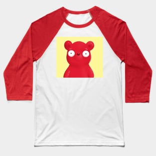 scared face Baseball T-Shirt